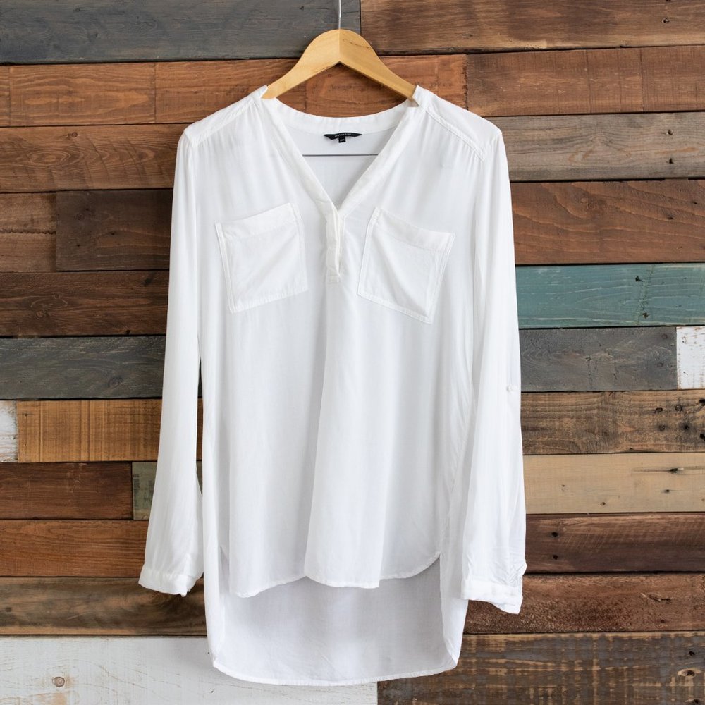 Half Button Blouse